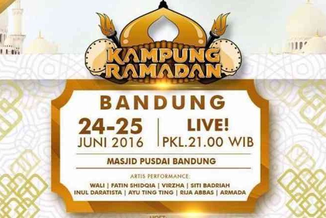 Hari Ini Kampung Ramadhan Global TV Hadir di Kota Bandung