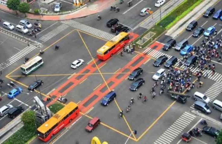 Yellow Box Junction, Pahami Maknanya Untuk Terhindar Denda Rp 500 Ribu