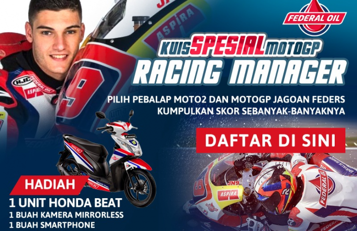 Kuis Spesial MotoGP Racing Manager, Bentuk Tim Balapmu Sendiri dan Menangkan Musim Balap 2017