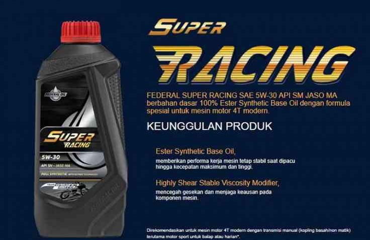 Federal Super Racing, Bisa Buat Motor  Balap dan Harian