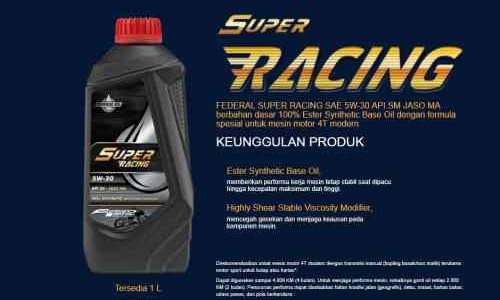 Federal Super Racing, Oli Motor Performa Tinggi