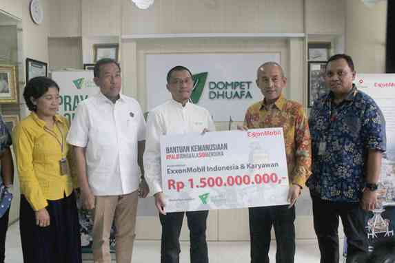 Federal Lubricants dan Exxonmobil Berikan Donasi Untuk Korban Gempa di Palu