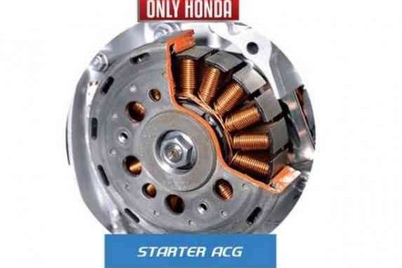 Dengan Teknologi ACG Starter, Bikin Motor Matic Honda Tidak Bersuara Kasar