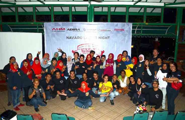 Navaro Ladies Nite, Beri Edukasi Kepada Puluhan Lady Bikers