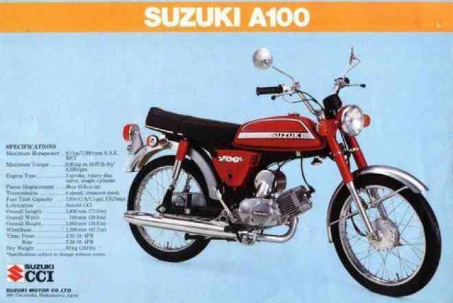Suzuki A100 Motor Paling Keren di Zamannya
