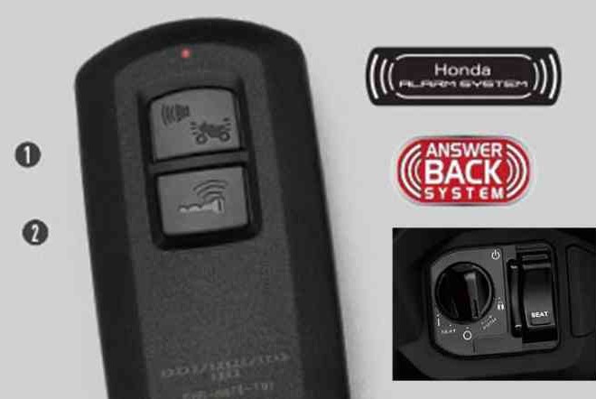 Bagaimana cara menonaktifkan dan mengaktifkan alarm Honda All New Vario 150?