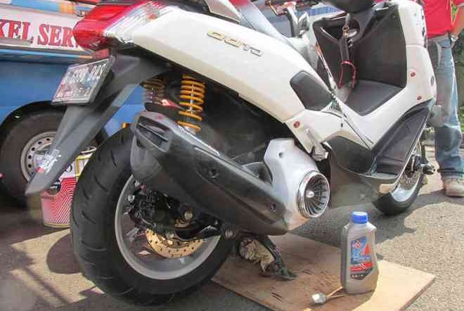 Sistem Kerja Pelumasan Motor Matic