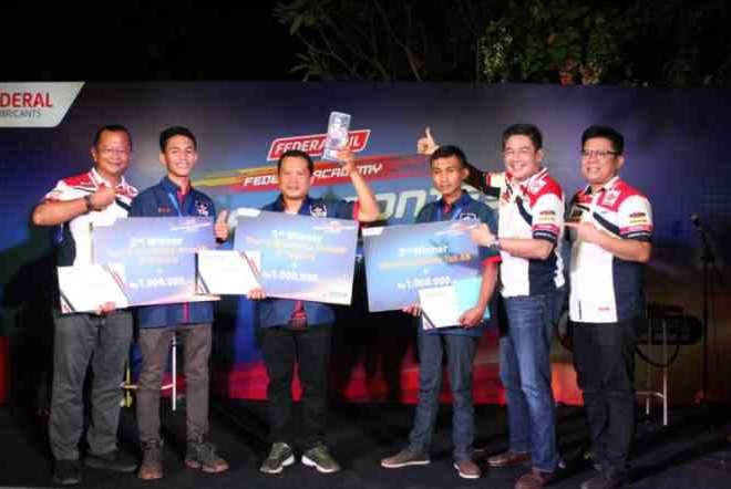 Inilah 3 Mekanik Terbaik Yang Menjadi Pemenang Federal Oil Mechanic Contest 2019