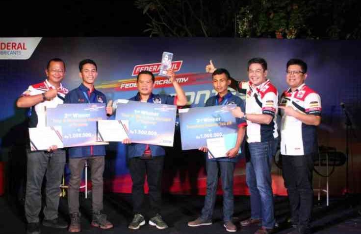 Inilah 3 Mekanik Terbaik Yang Menjadi Pemenang Federal Oil Mechanic Contest 2019