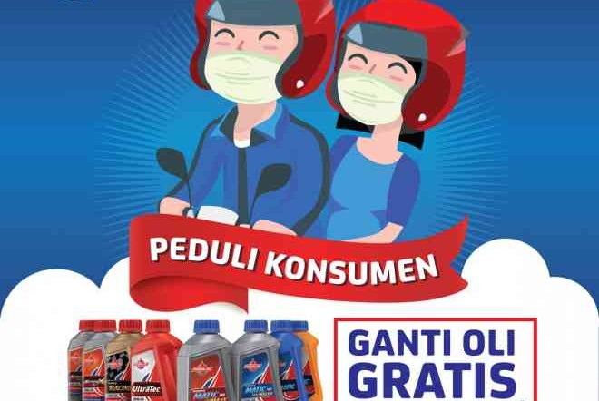Federal Oil Peduli Konsumen, Beli Oli Gratis Masker