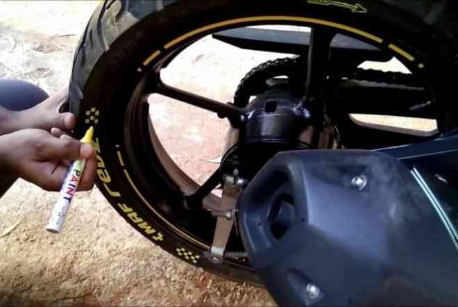 Cuma Modal Spidol, Ban Motor Kamu Bisa Tampil Keren
