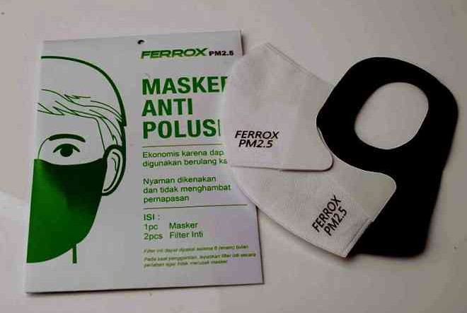 Ferrox PM 2.5 Masker Anti Polusi Keren Dan Bikin Sehat