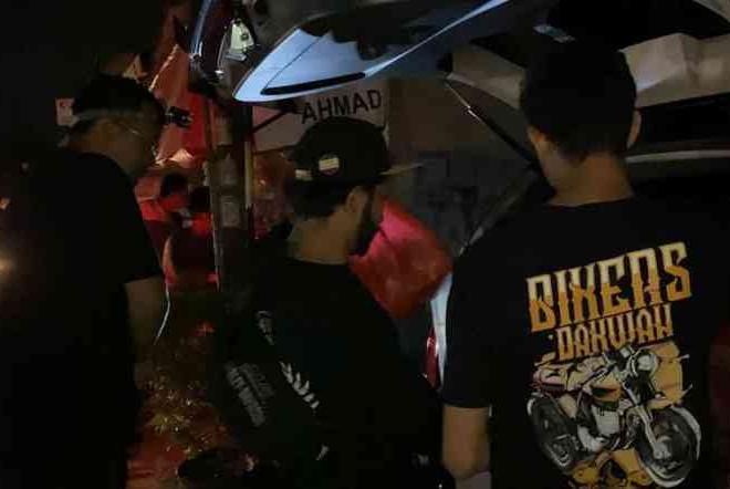 Bikers Dakwah Peduli Korban Banjir, Salurkan Bantuan Langsung