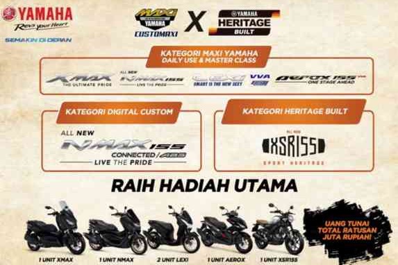 Final CustoMAXI X Yamaha Heritage Built Akan Berlangsung Akhir Pekan Ini Di Bekasi