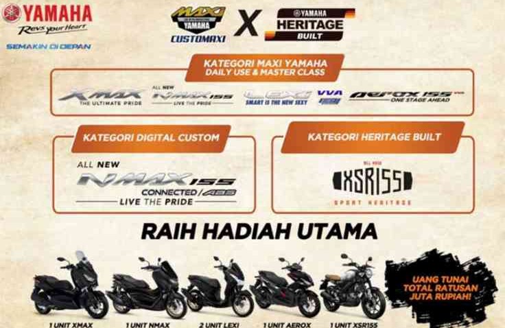 Final CustoMAXI X Yamaha Heritage Built Akan Berlangsung Akhir Pekan Ini Di Bekasi