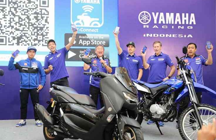 Rossi Dan Vinales Umumkan Harga All New Yamaha Nmax 155 Y-Connected 