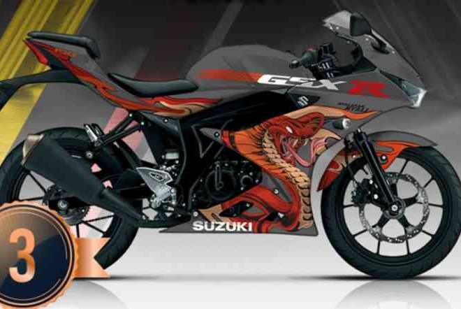 Ini Dia Karya Terbaik Suzuki GSX Series Digital Modifikasi