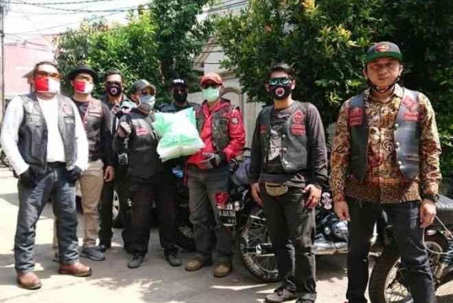 Bikers Brotherhood Jakarta Donasikan APD dan Masker di 5 Wilayah