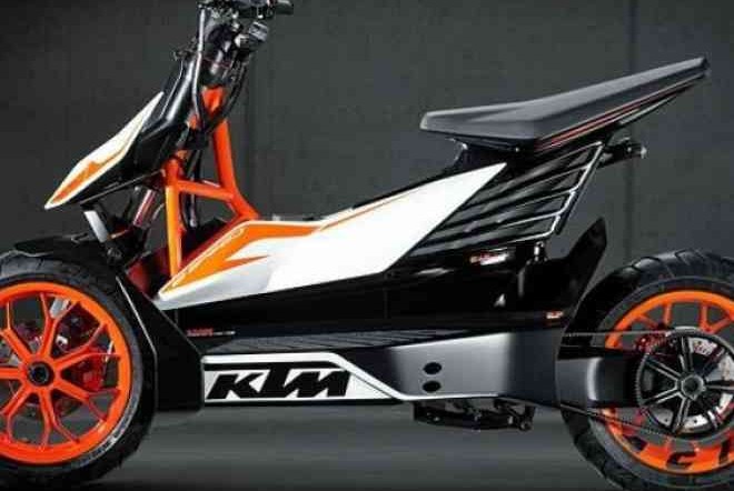  KTM Bikin Motor Skuter Unik, Siap Dipasarkan Segera