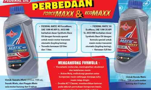 Perbedaan Federal Ecomaxx Dan Forcemaxx