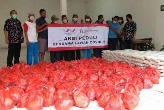Wahana Artha Group Berikan Bantuan Untuk Warga Kurang Mampu Terdampak Corona di jakarta Dan Tangerang
