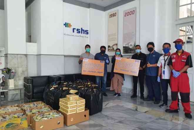 Yamaha DDS II Jawa Barat Siapkan Paket Makanan Untuk Tenaga Medis di Bandung