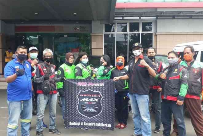 IMO Gandeng Gomax Riders Galang Donor Darah Dan Bagi Sembako