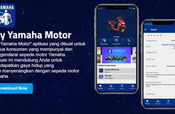 Aplikasi My Yamaha Motor Mudahkan Konsumen dalam Mendapatkan Layanan SKY