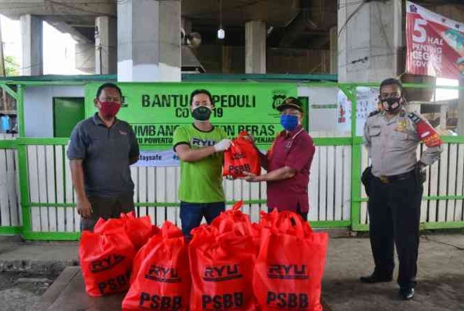 Ryu Powertools Sumbang 5 Ton Beras hasil Donasi Konsumen