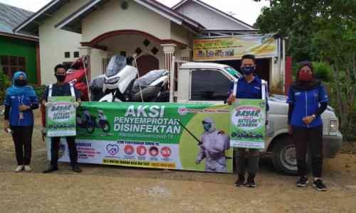 Yamaha Jambi Bagikan 1000 Masker Dan Semprot Disinfektan