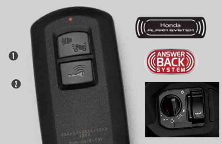 Cara menonaktifkan dan mengaktifkan alarm Honda All New Vario 150?