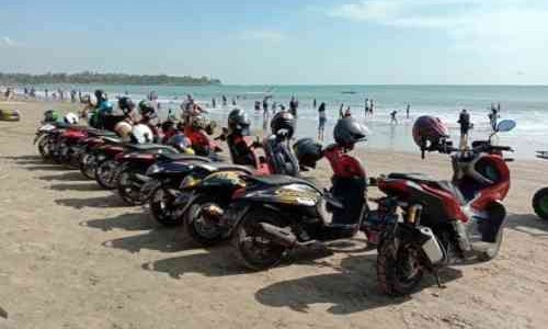 Serunya Komunitas Honda Genio Jakarta Turing ke Banten