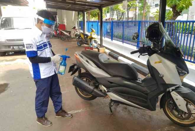 Terapkan Protokol Kesehatan, Bengkel Resmi Yamaha Siap Layani Servis Motor Konsumen