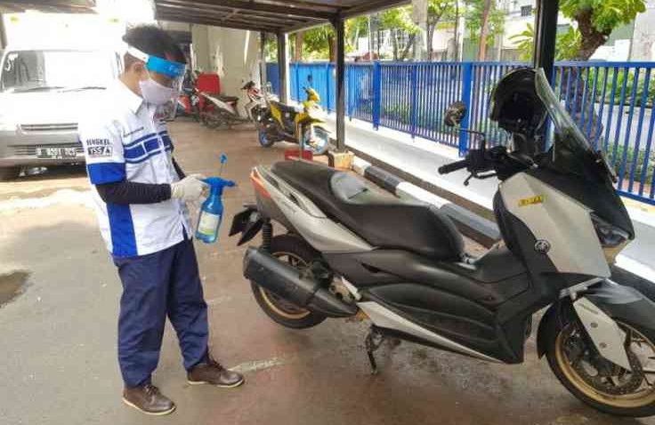 Terapkan Protokol Kesehatan, Bengkel Resmi Yamaha Siap Layani Servis Motor Konsumen