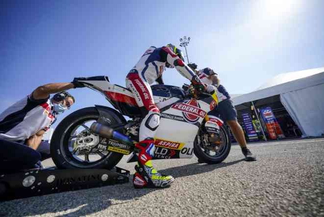 Pembalap federal Oil Tercepat ke 4 di FP2 Moto2 San Marino