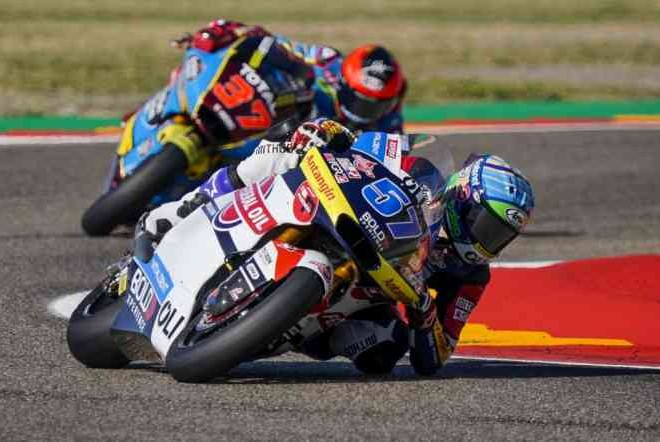 Pembalap Federal Oil Targetkan 10 Besar di Moto2 Aragon