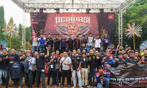 Usia 10 Tahun Paguyuban Komunitas Motor Jakarta Ini Semakin Kompak