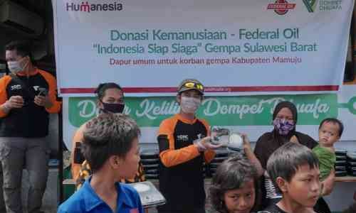 Federal Oil Berikan Donasi Pangan Untuk Korban Bencana Kalimantan Dan Sulawesi