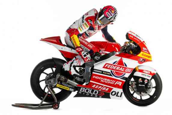 Wow, Livery Motor Federal Oil Gresini Moto2 2021 Indonesia Banget