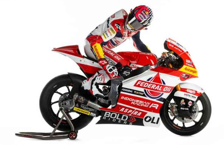 Wow, Livery Motor Federal Oil Gresini Moto2 2021 Indonesia Banget