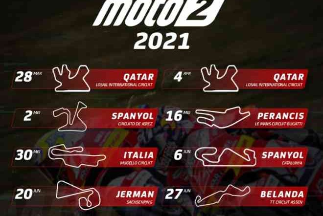 Jadwal Terbaru Balap MotoGP 2021, Ada Indonesia Gak Nih