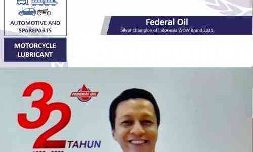 Selalu Jadi Solusi Pilihan Solusi Berkendara, Federal Oil Raih Wow Brand Award 2020 dan  Indonesia Branding Campaign of the Year