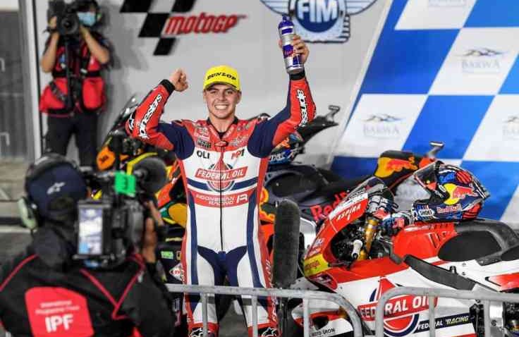 Podium Diggia di Awal Musim Moto2 2021, Jadi Kebanggan Bagi Federal Oil 