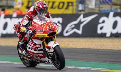 Fabio Di Giananntonio Finis 10 Besar di Moto2 Le Mans 2021