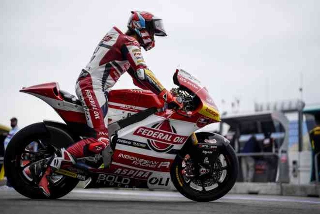 Pembalap Federal Oil Berharap Hujan di Moto2 Assen 2021