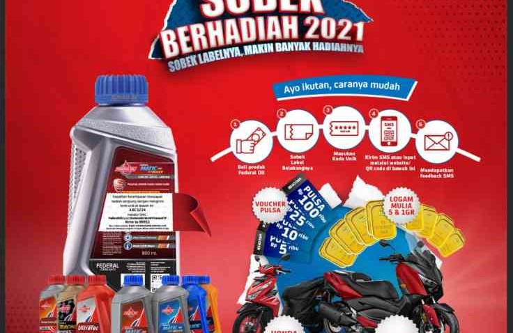 Ganti Oli Pakai Federal Matic Bisa Dapat Motor Matic 250cc