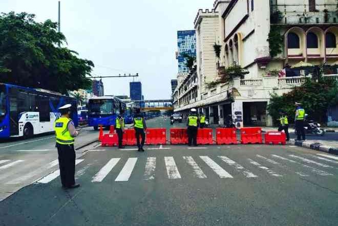 Update Lokasi Titik Penyekatan yang Ada di Depok Selama Masa PPKM Darurat 2021