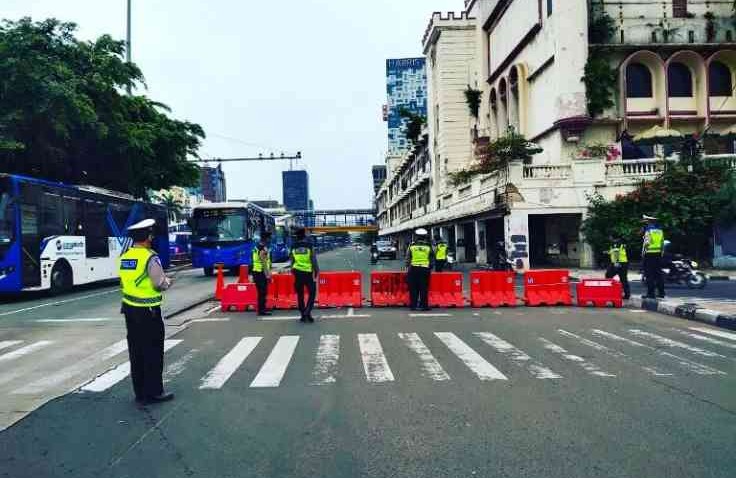 Update Lokasi Titik Penyekatan yang Ada di Depok Selama Masa PPKM Darurat 2021