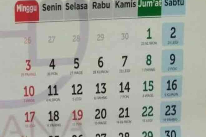 Daftar Tanggal Merah dan Cuti Bersama Tahun 2022