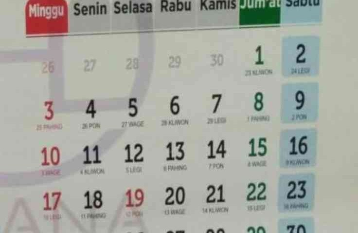 Daftar Tanggal Merah dan Cuti Bersama Tahun 2022
